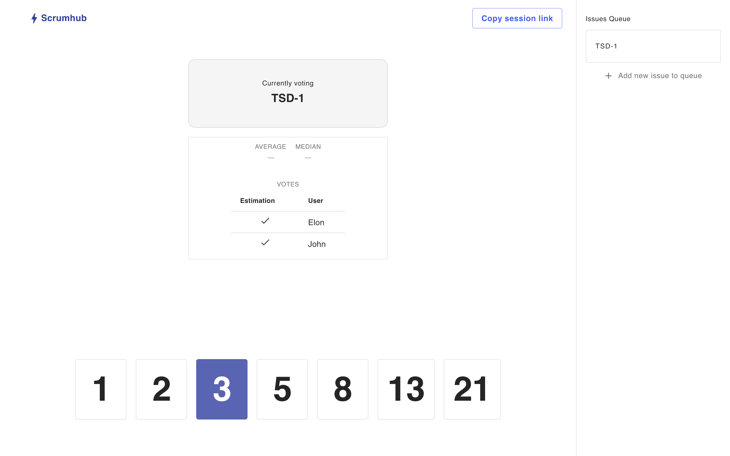 scrumhub panel